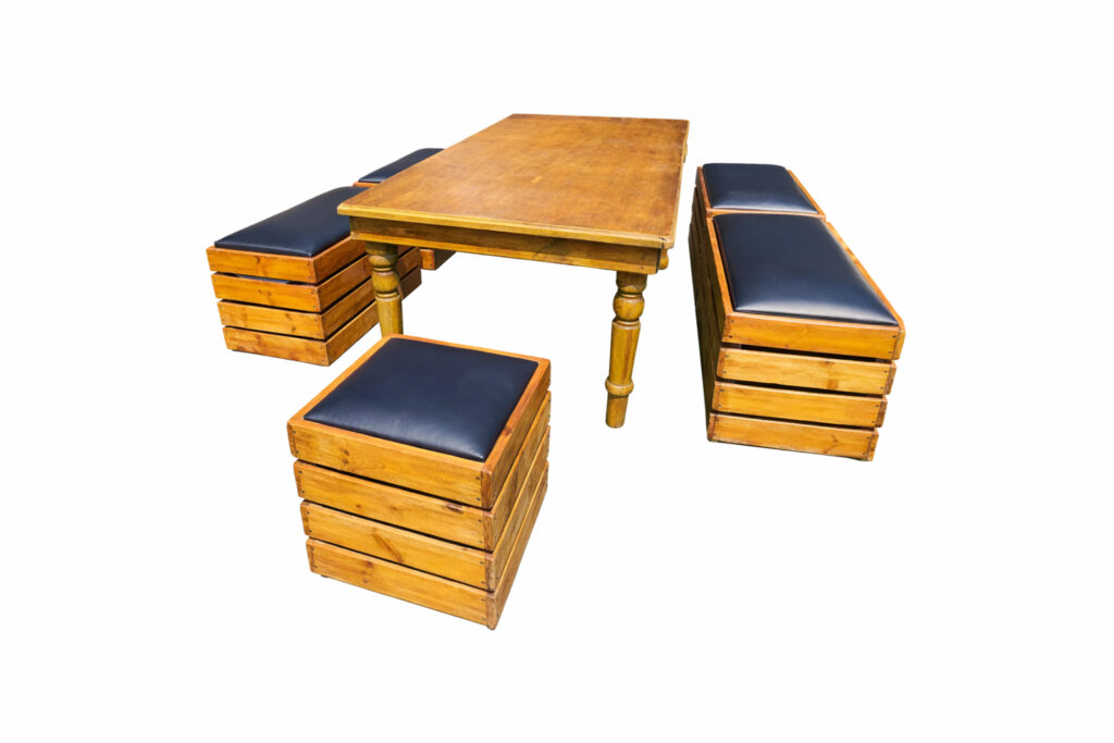 black set 10 seater dining set